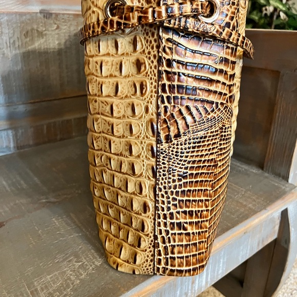 Brahmin Medium Luna Toasted Melbourne with drawstring straps - Picture 4 of 8